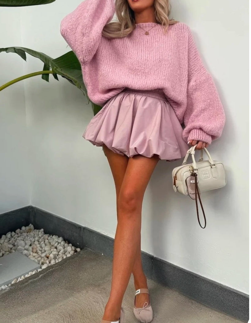 Soft pink sweater